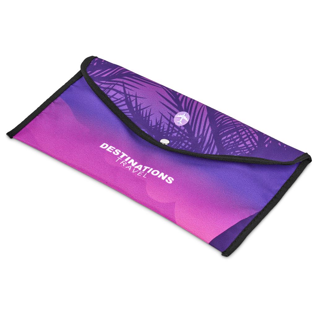 Pre-Printed Sample Hoppla Flitz Polyester Travel Wallet Custom Bags & Accessories