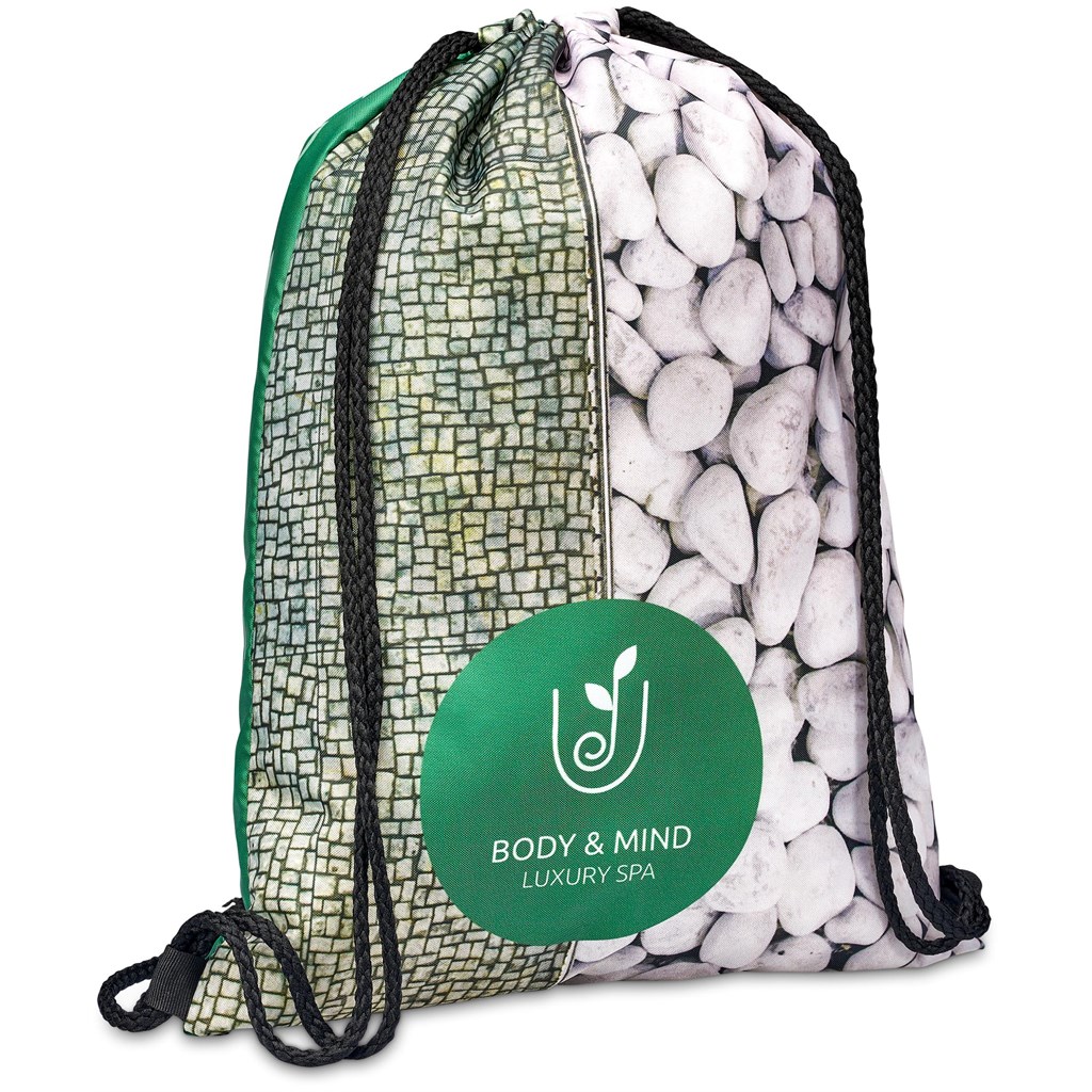 Pre-Printed Sample Hoppla Credo Drawstring Bag Corporate Gifting
