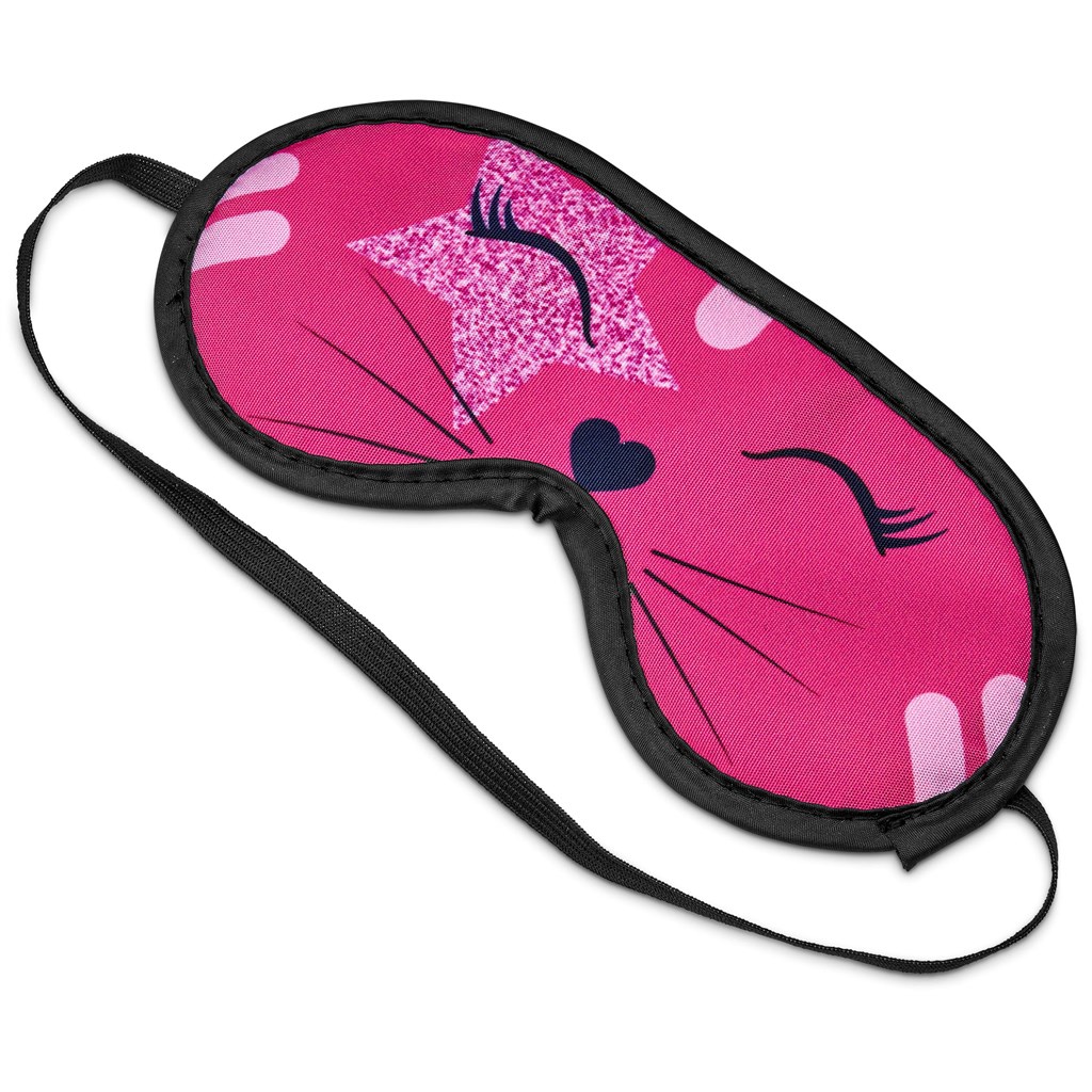 Pre-Printed Sample Hoppla Sleeptight Eye Mask Custom Lifestyle 7
