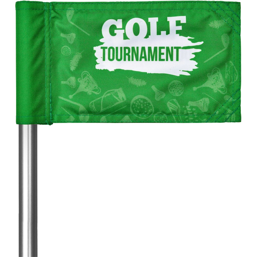 Pre-Printed Sample Hoppla Putting Green Flag Corporate Gifting