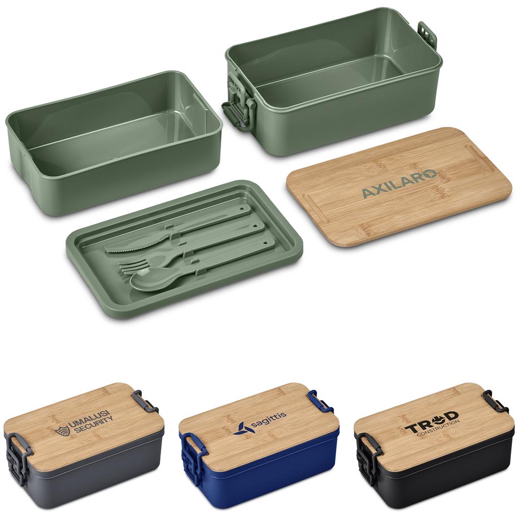 Urban Terrain Lakeside Double Layer Lunch Box & Cutlery Set Budget Ideas