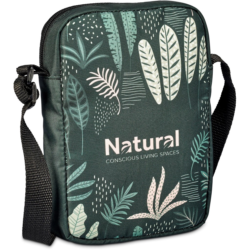 Pre-Printed Sample Hoppla Metropolis Crossbody Bag Custom Lifestyle