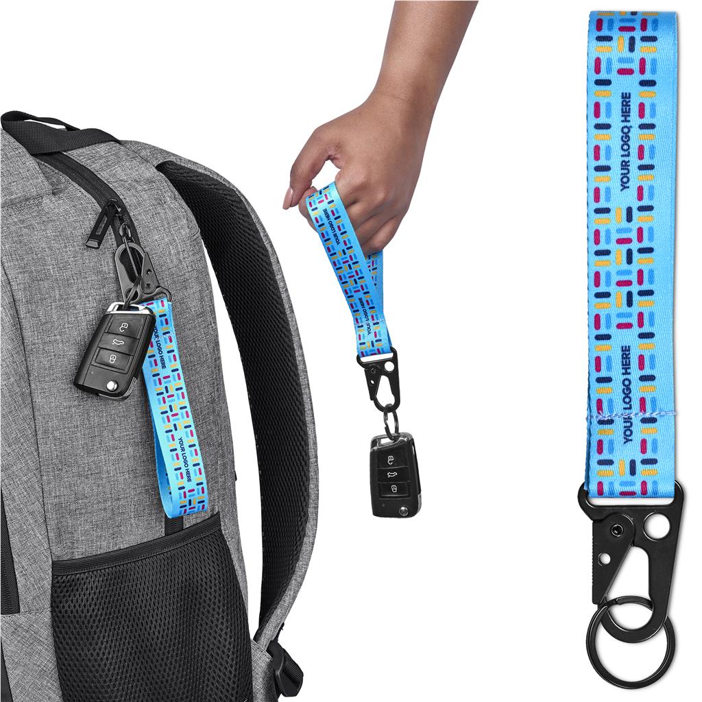 Altitude Tagari Double-Sided Wrist Strap Carabiner Keyholder – Sample Corporate Gifting