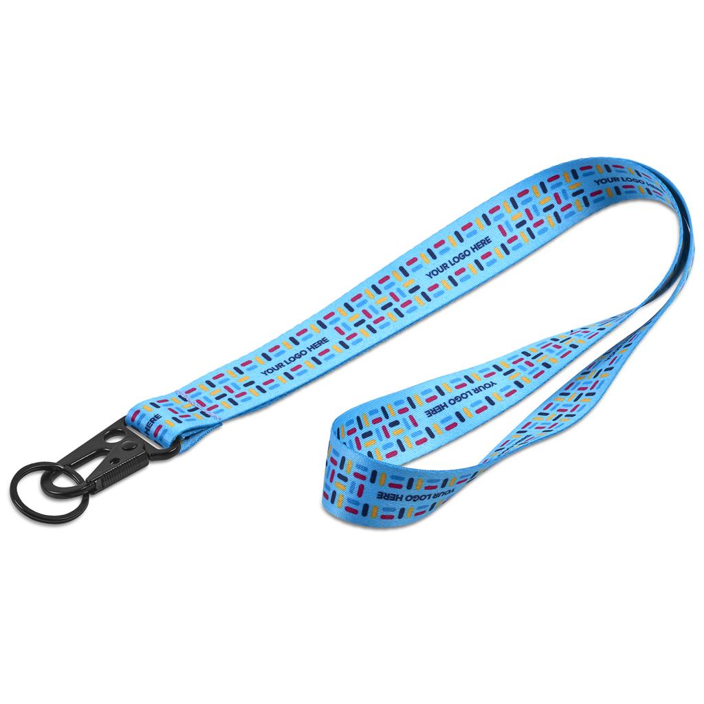 Altitude Elvo Double-Sided Carabiner Keyholder Lanyard – Sample Keyrings and Lanyards