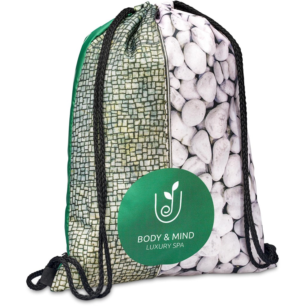 Pre-Production Sample Hoppla Credo Drawstring Bag Corporate Gifting