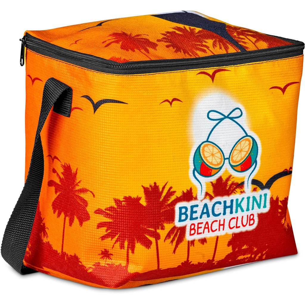 Pre-Production Sample Hoppla Quebec Recycled PET Stitch-Bond 12 Can Cooler Corporate Gifting