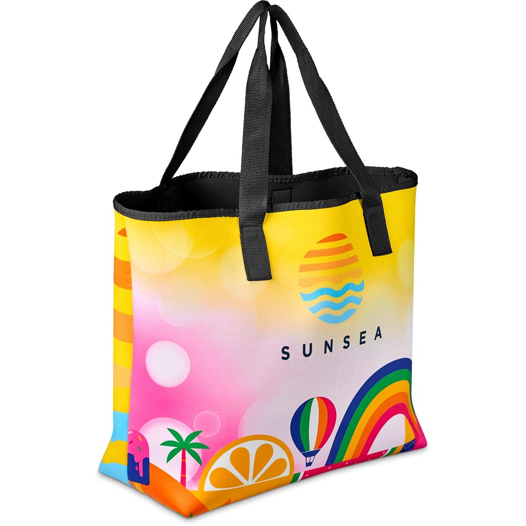 Pre-Production Sample Hoppla Boulders Neoprene Beach Bag Corporate Gifting
