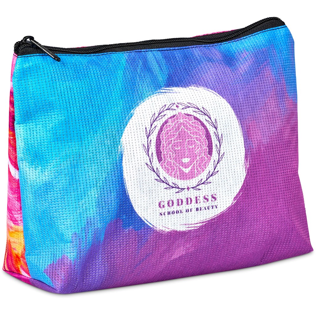 Pre-Production Sample Hoppla Leanne Recycled PET Stitch-Bond Maxi Toiletry Bag Corporate Gifting