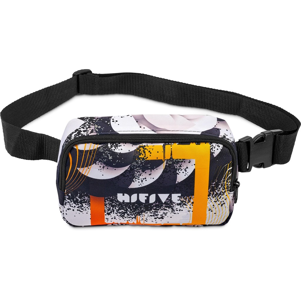 Pre-Production Sample Hoppla Blyde Polyester Waist Bag Corporate Gifting