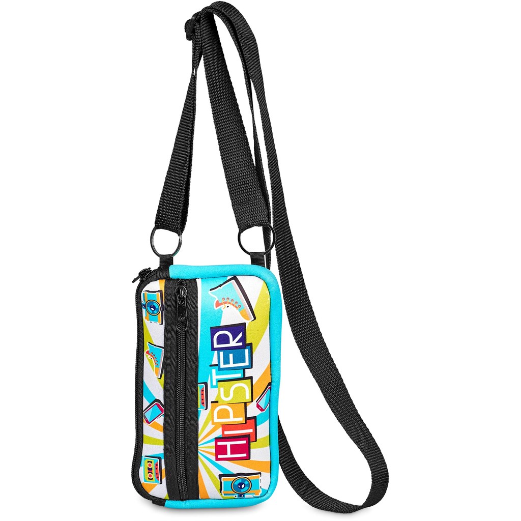 Pre-Production Sample Hoppla Paarl Neoprene Cell Phone Pouch Corporate Gifting