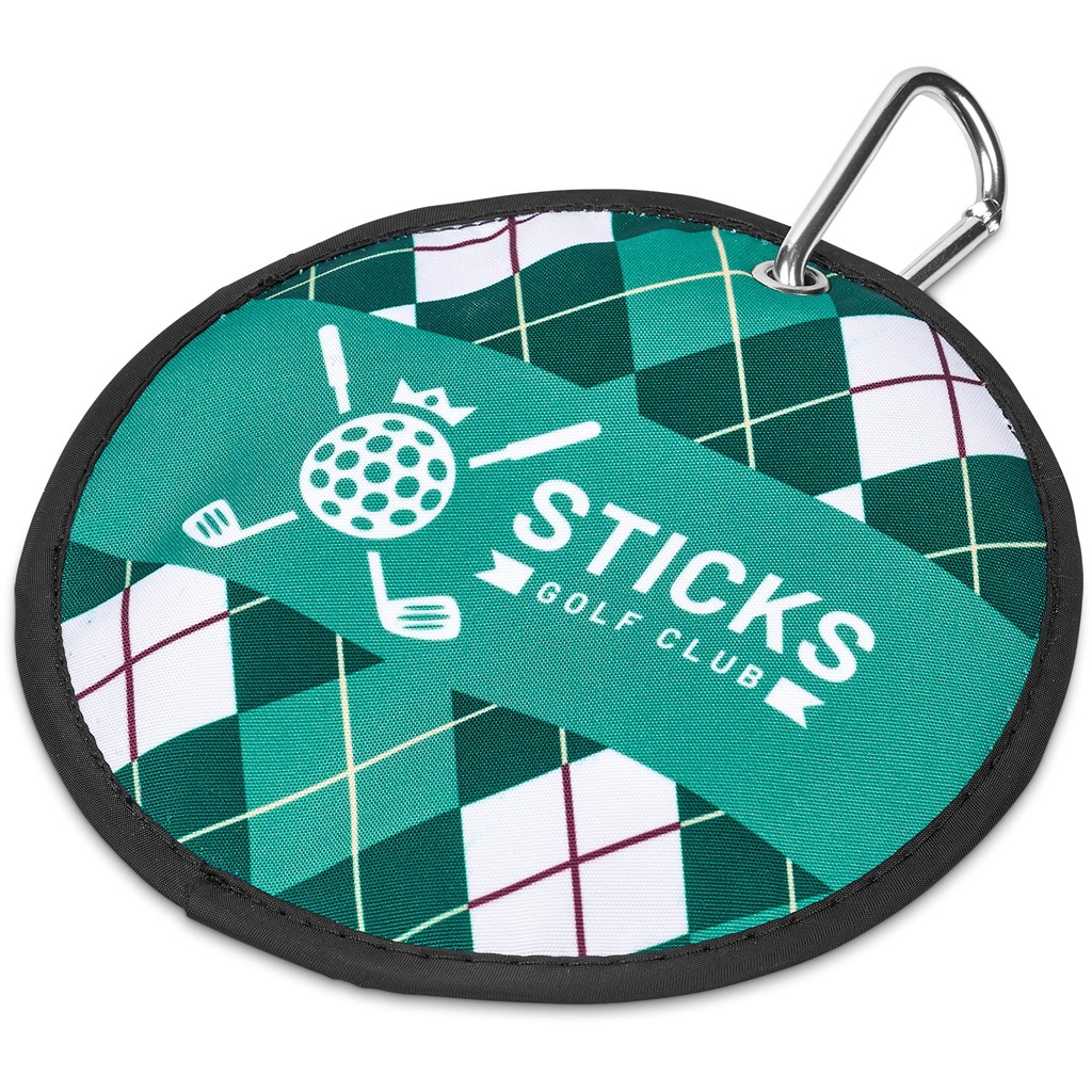 Pre-Production Sample Hoppla Eagle Polyester Golf Ball Cleaner Corporate Gifting