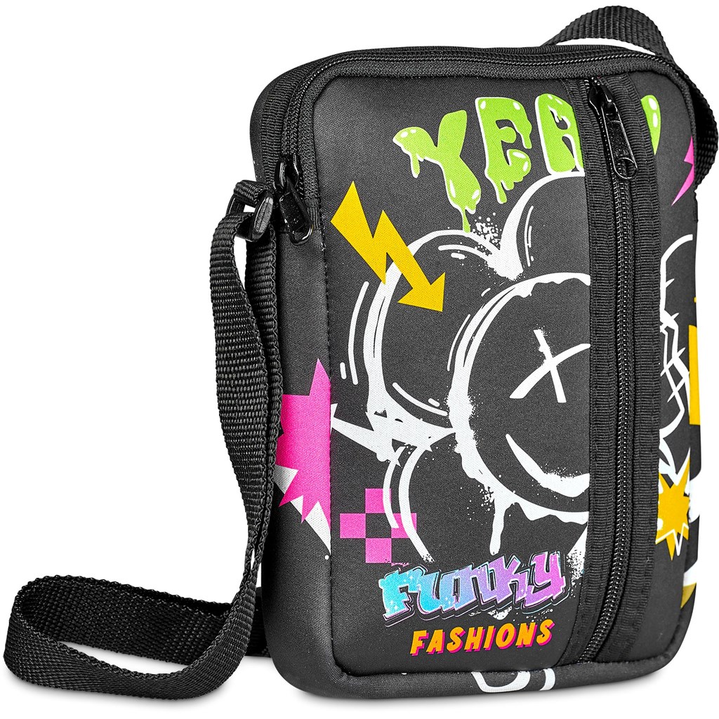 Pre-Production Sample Hoppla Satara Neoprene Large Cell Phone Pouch Corporate Gifting 7