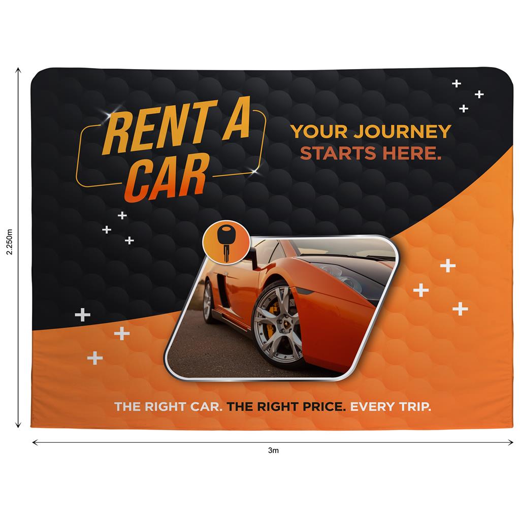 Double Sided Fabric Tube System Skin 3m Branded Displays