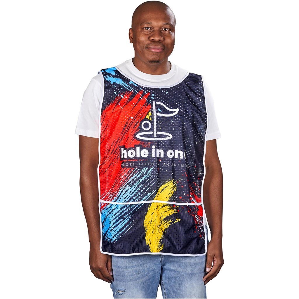 Pre-Production Sample Hoppla League Caddy Bib Corporate Gifting