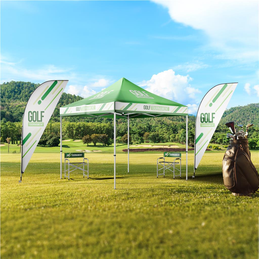Golfers Outdoor Display Kit Flags & Pole Flags