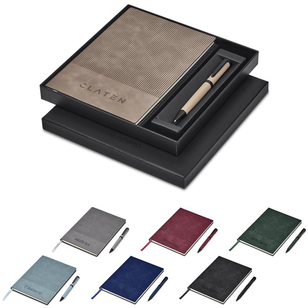 Serendipio Milestone Notebook & Pen Set Corporate Gifting