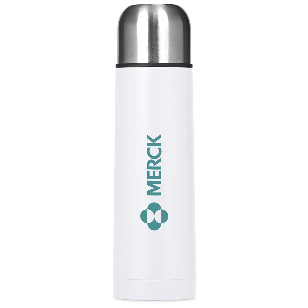 Altitude Alpaca Stainless Steel Vacuum Flask – 500ml – Solid White Flasks