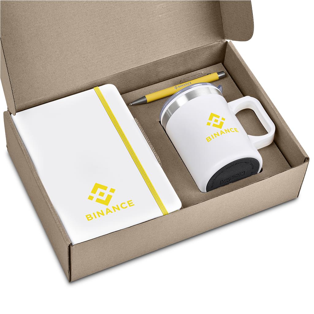 Altitude Wisteria Kraft Gift Set – Yellow Corporate Gifting