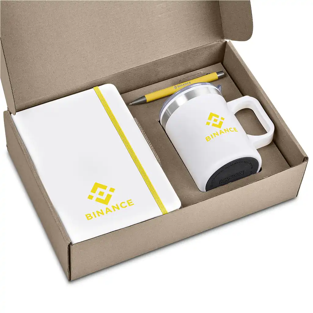 Altitude Wisteria Kraft Gift Set – Yellow Corporate Gifting