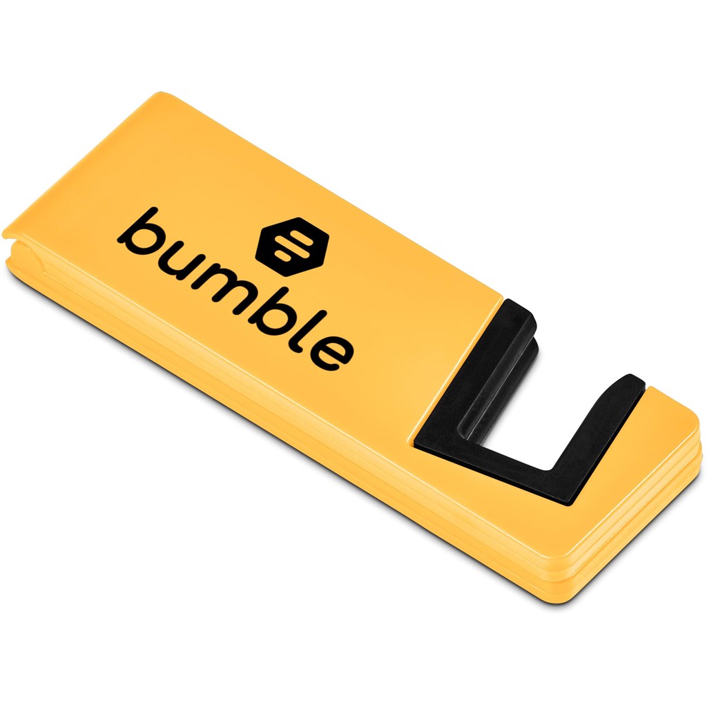 Altitude Kwami Recycled Plastic Phone Stand – Yellow Corporate Gifting