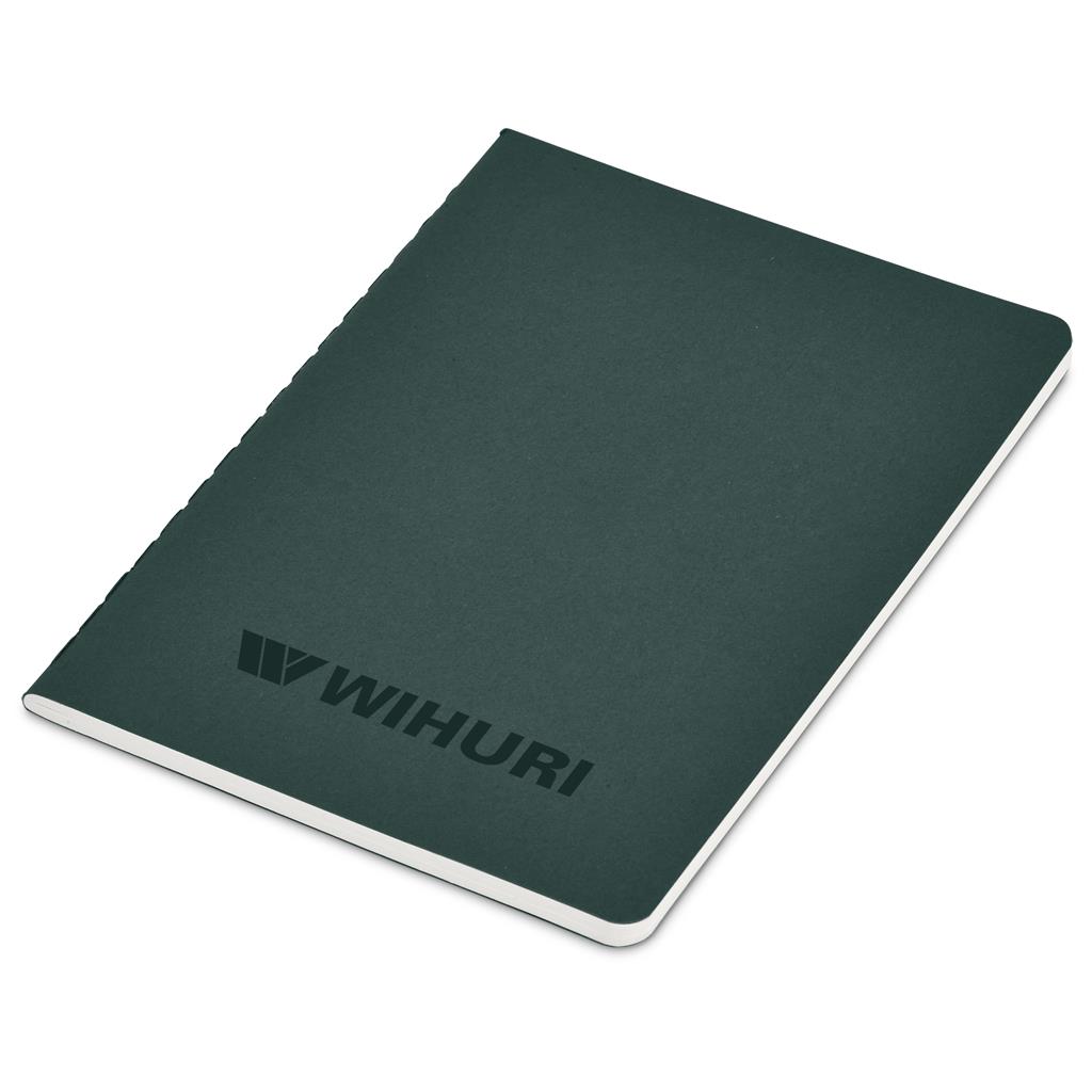 Okiyo Emika FSC Certified Paper A6 Soft Cover Notebook – Dark Green Corporate Gifting