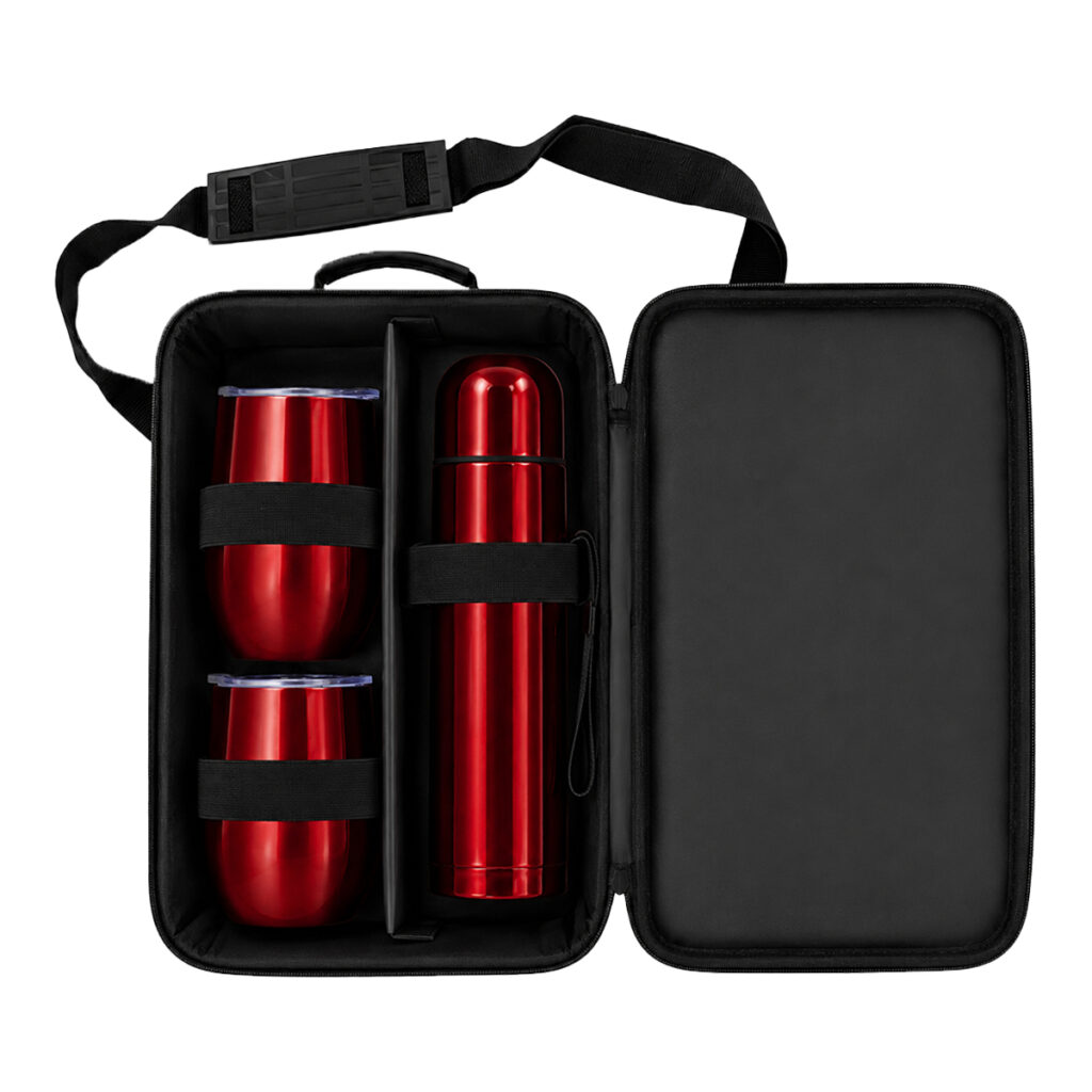 Prestige Stainless Flask & Mug Set Executive Top End Gifts
