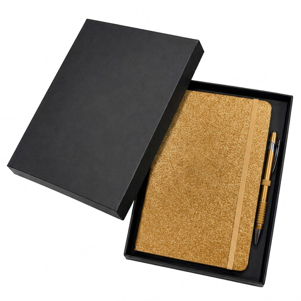 Shimmer Notebook & Pen Gift Set Corporate Gifting